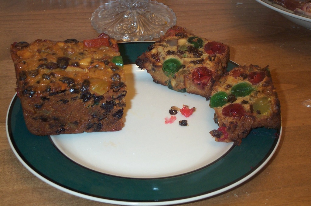 A slice of American fruitcake. Photo courtesy of Stu Spivack