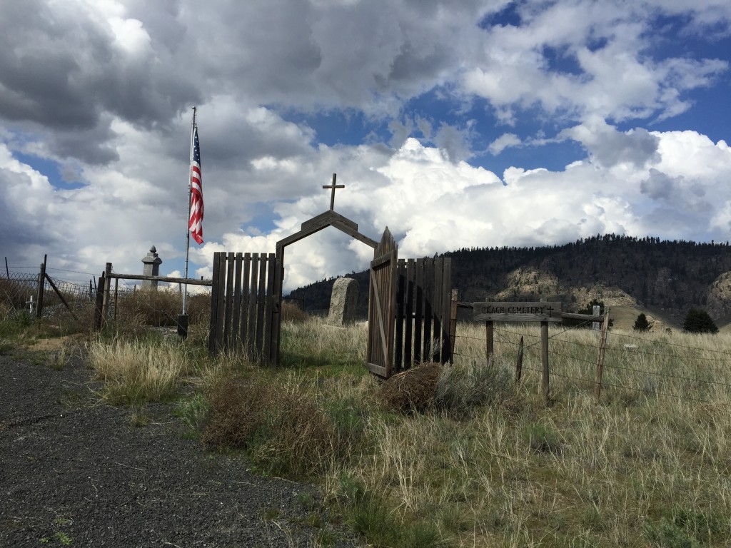 Peach Cemetery. Photo Credit: Cathy Hanson