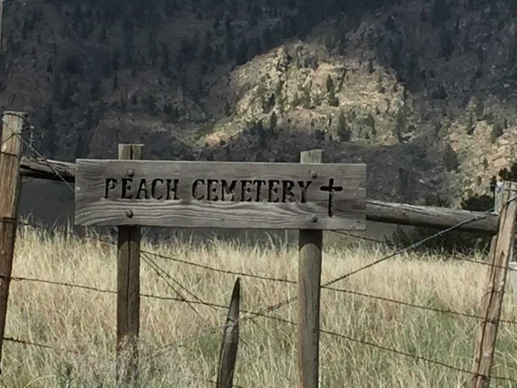 Peach Cemetery. Photo Credit: Cathy Hanson