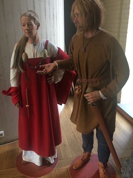 Reconstructed Vikings costume on display at Archaeological Museum in Stavanger, Norway. Photo: Wolfmann