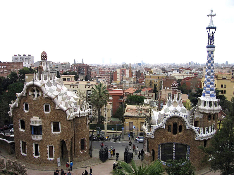 Park Guell. Photo by Canaan via Wikimedia Commons.